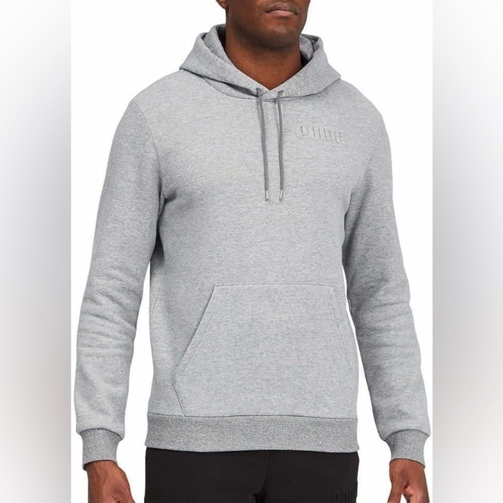 Puma Classic Gray Pullover Hoodie Sweatshirt Size Large